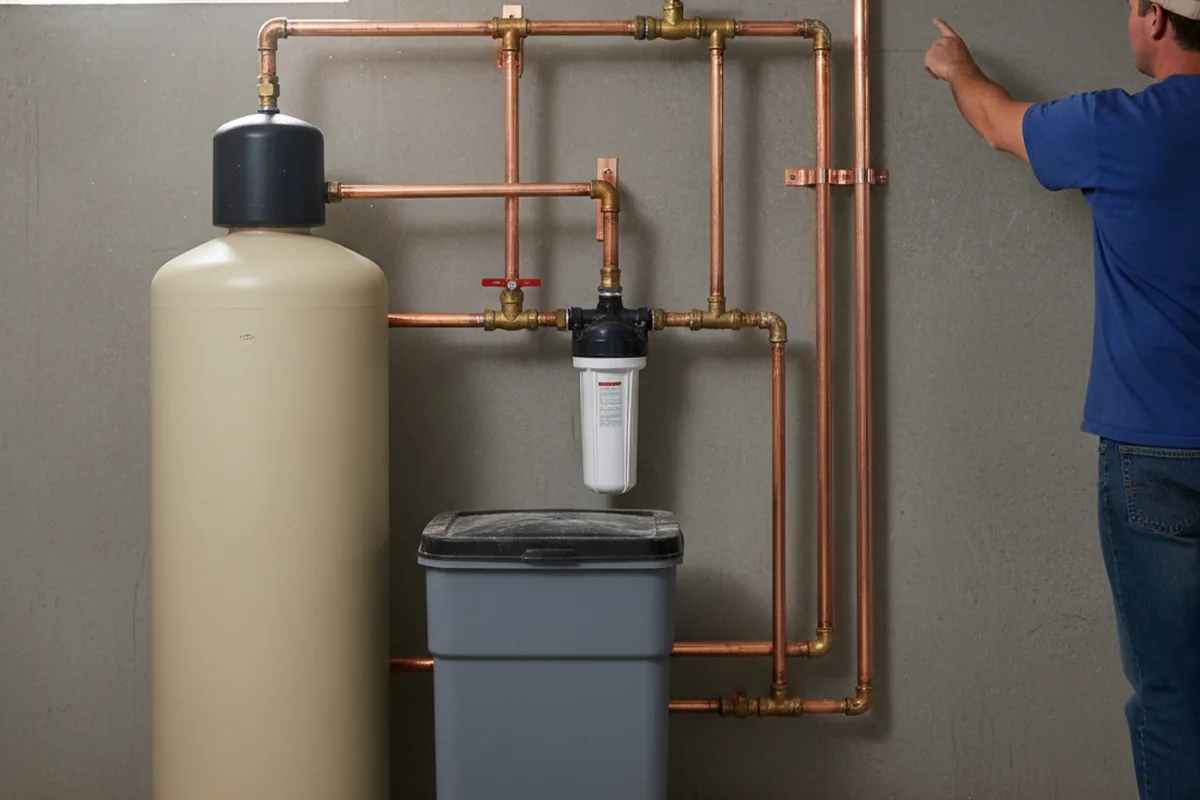 Whole-house water treatment system installed in Alviso